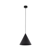 Hängelampe Schwarz Metall Ø 25 cm H: max. 160...