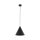 Hängelampe Schwarz Metall Ø 25 cm H: max. 160 cm E27