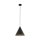 Hängelampe Schwarz Metall Ø 25 cm H: max. 160 cm E27