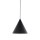 Hängelampe Schwarz Metall Ø 25 cm H: max. 160 cm E27