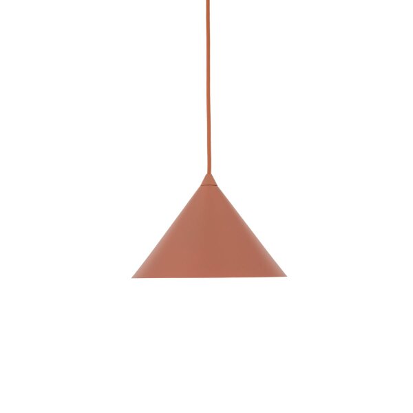 Pendelleuchte Metall Ø 19 cm H: max. 155 cm Rot E27 Retro