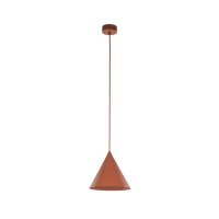 Pendelleuchte Metall Ø 19 cm H: max. 155 cm Rot...