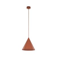 H&auml;ngelampe Metall Rot &Oslash; 25 cm H: max. 160 cm E27 Retro