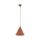 Hängelampe Metall Rot Ø 25 cm H: max. 160 cm E27 Retro