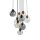 Pendelleuchte Rauchglas H: max. 140 cm verstellbar 9x E27
