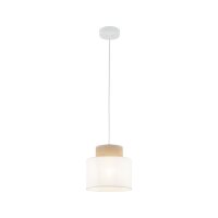 Hängeleuchte Stoff Jute E27 Ø 20 cm H: max....