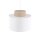 Pendelleuchte Stoff Jute E27 Ø 38 cm H: max. 1,7 m Weiß Natur