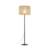 Stehleuchte 165 cm Ø 50 cm Metall Jute E27 MARINUS