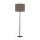 Stehlampe Modern 165 cm Metall Jute E27 Schwarz Braun