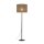 Stehlampe Modern 165 cm Metall Jute E27 Schwarz Braun