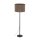 Stehlampe Modern 165 cm Metall Jute E27 Schwarz Braun