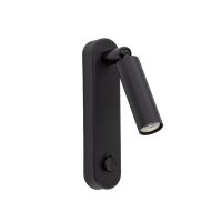 Wandleuchte mit Schalter Metall G9 H: 22cm schwenkbar...