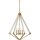 Pendelleuchte MADEA Messing &Oslash;61cm k&uuml;rzbar Lampe