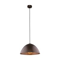 Pendelleuchte Metall Braun Ø 34 cm rund H: max....