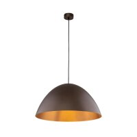 Hängelampe rund Ø 50 cm H: max. 1,7 m Braun...
