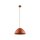 Pendelleuchte rund Ø 34 cm H: max. 165 cm Rot Metall E27