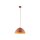 Pendelleuchte rund Ø 34 cm H: max. 165 cm Rot Metall E27