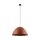 Hängelampe Metall Ø 50 cm verstellbar H: max. 170 cm Rot E27