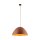 Hängelampe Metall Ø 50 cm verstellbar H: max. 170 cm Rot E27