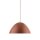 Hängelampe Metall Ø 50 cm verstellbar H: max. 170 cm Rot E27