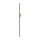 LED Wandlampe Metall Holz 108 cm hoch indirekt Schwarz 3000 K