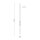 LED Wandlampe indirektes Licht 3000 K 108 cm hoch Metall Holz