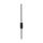 LED Wandlampe Schwarz 79 cm hoch indirekt 3000 K Metall