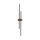LED Wandlampe 90 cm hoch Metall Holz indirektes Licht 3000 K