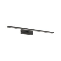 LED Wandlampe Metall 62 cm lang Schwarz 4000 K neutralwei&szlig;