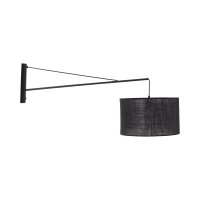Wandlampe groß T: 1 m B: 38 cm XXL Schwarz E27...