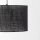 Wandlampe groß T: 1 m B: 38 cm XXL Schwarz E27 Metall Stoff