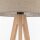 Stehleuchte Dreibein 145 cm klein E27 Holz Leinen NOLAN