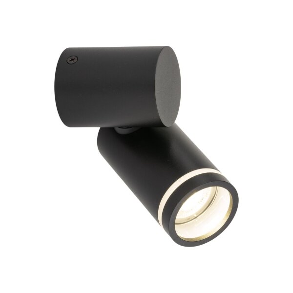 Wandspot Schwarz H: max. 13,5 cm GU10 Metall CARSON