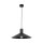 Hängelampe rund Ø 36 cm Schwarz Metall E27 Retro Design