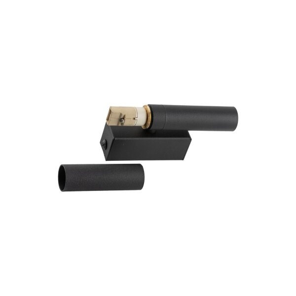 Wandlampe Schwarz Up Down H: 16,5 cm B: 2,5 cm Metall 2x G9