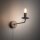 Wandlampe Rustikal Metall Beige H: 23 cm klein für E14