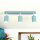 Kinderzimmerlampe Decke Mint L: 52 cm Metall 3-flammig GU10