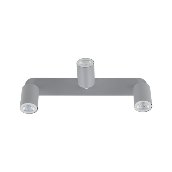 Kinderzimmerleuchte Grau L: 52 cm schwenkbar Metall 3x GU10