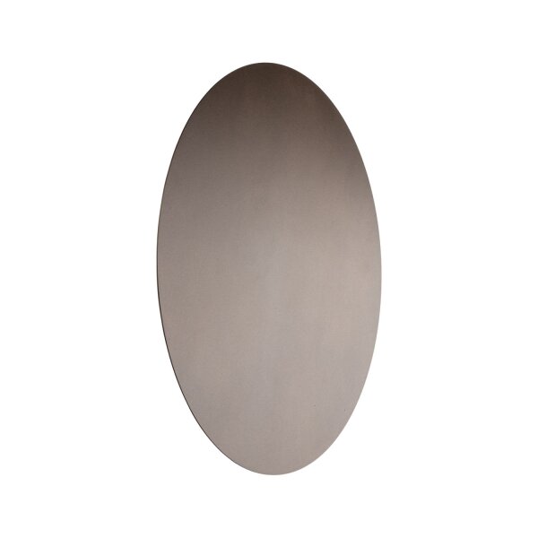 Wandlampe rund Metall Ø 20 cm 2x G9 indirektes Licht Braun