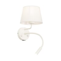 Wandleuchte mit USB-Ladefunktion Schalter Schwanenhals...