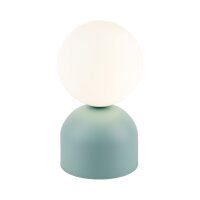 Tischlampe Glas Metall H: 21 cm Ø 12 cm klein...