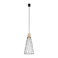 Pendelleuchte Schwarz Kiefer Ø 19 cm H: max. 180...
