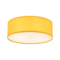 Deckenlampe Kinderzimmer Gelb rund Ø 38 cm Stoff...