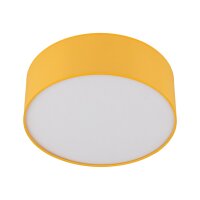 Deckenlampe Kinderzimmer Gelb rund Ø 38 cm Stoff...