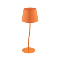 Kinderzimmerlampe Tisch Orange H: 37cm klein E27 Metall...
