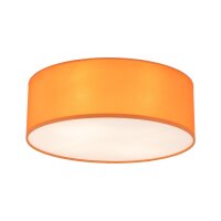 Kinderzimmerleuchte Stoff rund Ø 38 cm Orange 4x...
