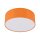 Kinderzimmerleuchte Stoff rund Ø 38 cm Orange 4x E27 Decke