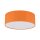 Kinderzimmerleuchte Stoff rund Ø 38 cm Orange 4x E27 Decke