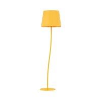 Kinderzimmerlampe Gelb E27 150 cm klein Stoff Metall