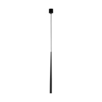 Schwarze Pendelleuchte Metall Ø 5,2cm schmal...